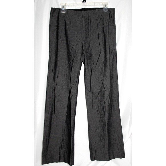 COSTUME NATIONAL HOMME Men's 48/32 Gray Cotton Rubber Blend Dress Pants